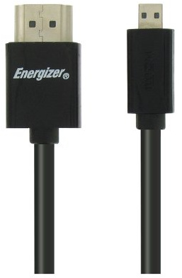 Energizer LCAEHHAD2 Câble Micro HDMI pour Téléphone Portable/Tablette 1,5 m
