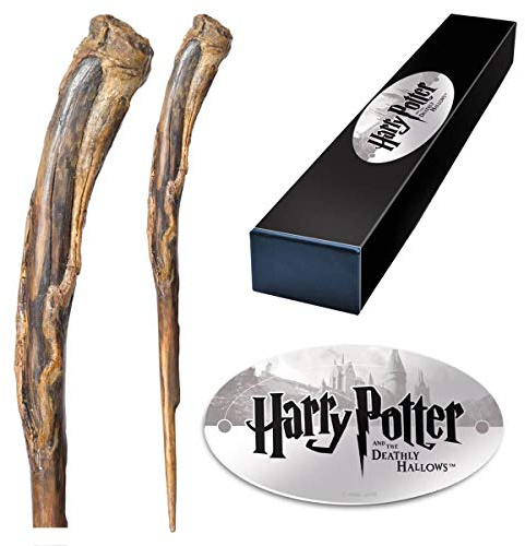 The Noble Collection - Harry Potter Snatcher Character Wand - 11in (29cm) Wizarding World Wand with Name Tag - Harry Potter Film Set Movie Props Wands Noble Wand Mehrfarbig