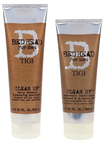 Tigi Bed Head Men Clean Up Combo Shampoo 8.45 Oz. Conditioner 6.76 Oz by TIGI