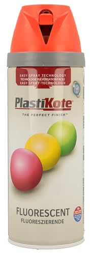 Plastikote 1902 Twist Spray 400ML Fluorescent Orange