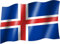 Flagge/Fahne ISLAND Staatsflagge/Landesflagge/Hissflagge mit Ösen 150x90 cm, sehr gute Qualität