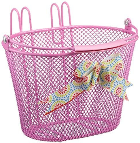 New Looxs Mädchen Asti Girls Fahrradkorb, Pink, 26 x 17 x 17.5 cm