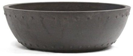 Round Mica Bonsai Training Pot - Superior To Plastic - Won't break from freezing or dropping like clay, earthenware or ceramic ... (1, Exterior Dimensions: 11 x 3 1/2)