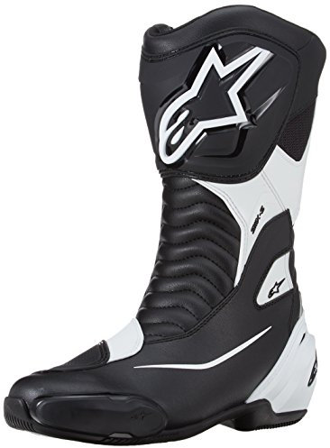 Alpinestars - Motorradstiefel SMX S Schwarz Weiss - 47