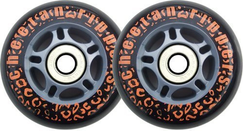 Schwarze Cheetah-Räder für Ripstick Ripstik Waveboard ABEC 9 Modell: Deck