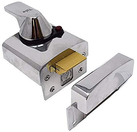 Yale B-BS1-CH-CH-60 BS1 British Standard Nightlatch, High Security Approved by Insurance Companies, Polished Chrome, 60 mm