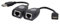 Cablecc Cavo di prolunga USB per tastiera e mouse su cavo RJ45 CAT5E CAT6