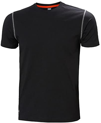 Helly Hansen Workwear Leichtes T-Shirt Oxford robustes Arbeitsshirt 990, Größe XXL, schwarz, 79024