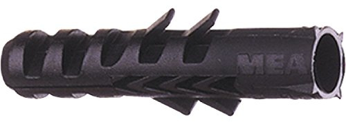 MEA G46NF Industriedübel Nylon F 6 schwarz in Grosskartons, 6 mm