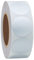 Hylabelest Farbcodierungsetiketten, 2,5 cm, rund, natürliches Papier, silberfarben, selbstklebend, 1.000 Stück pro Rolle (Silber)