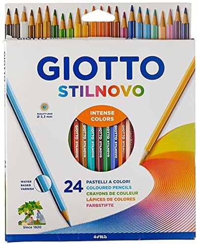 Giotto 256600 Stilnovo 24 Buntstifte, Schachtel