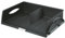 Leitz Ablagekorb Querformat A3, 6er Pack, Ideales Sortier- und Ablagesystem für Poststellen und Kopierräume, Schwarz, Sorty, 52320095