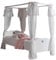 VIPACK AMCO30 Himmelbett mit Textil-Vorhang, 90 x 200 cm, weiß