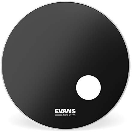 Evans Bass Drum Heads - BD24RONX - Onyx - 24-inch Bass Drum Head