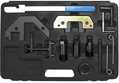 SW-Stahl 26104L Motor Einstellwerkzeug Satz I geeignet für Fahrzeuge von BMW I für Dieselmotoren M41, M47, M51 und M57