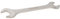 Silverline 380169 Clé à fourche double 24/27 mm