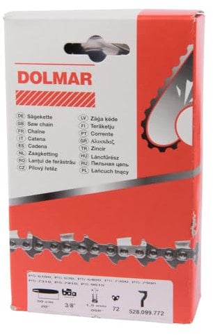 Dolmar 528099772 Cadena motosierra S-70 20/50 cm • 72 eslabones • 3/8 • 1,5 mm