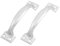 Schrank Tore Fenster Edelstahl Griffe Ziehen 10,2 cm Länge 2 Pcs de
