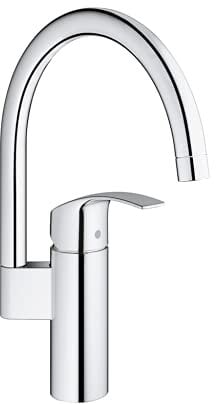 Grohe 33202002 Mitigeur Évier Bec Haut Eurosmart, Chromé (Import Allemagne)