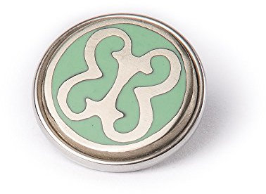 Noosa Chunk 173 Pempamsie turquoise-metal/resin