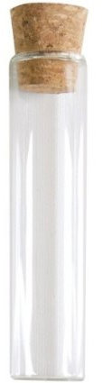 chocodic Lot de 10 Eprouvette Tube a éssai avec Bouchon liège 10cm - Ballotin a dragées en Verre - Boite à dragée en Verre Design Moderne