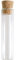 chocodic Lot de 10 Eprouvette Tube a éssai avec Bouchon liège 10cm - Ballotin a dragées en Verre - Boite à dragée en Verre Design Moderne