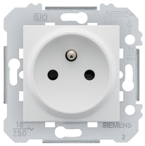 Siemens – Steckdose 2p + T weiß Delta Viva