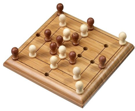 Philos - 6491 - Jeu du Moulin - Bambou