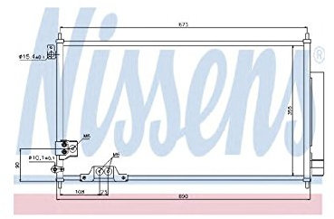 Nissens 94788 Kondensator, Klimaanlage