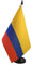 AZ FLAG - Tischflagge Kolumbien - 21x14 cm - Kolumbianische Tischfahne 14 x 21 Cm - Flaggen