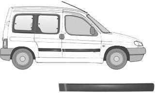 Van wezel - Baguette et bande protectrice, porte - 0903424