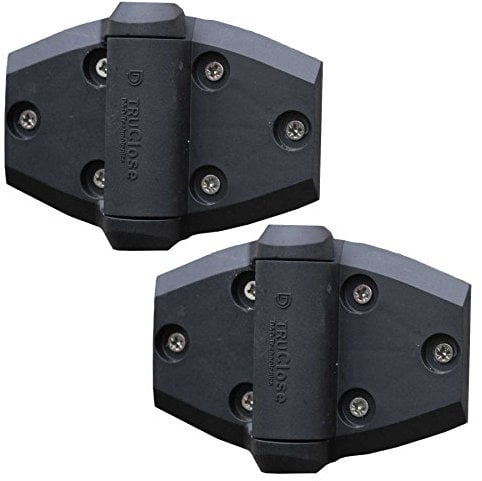 D&D TECHNOLOGIES TCA3S3 Series 3 Tru-Close Selbstschließendes Türscharnier, 1 Paar, Schwarz