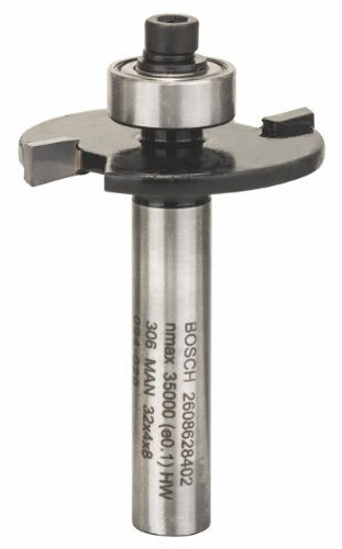 Bosch Professional Zubehör 2 608 628 402 Scheibennutfräser 8 mm, D1 32 mm, L 4 mm, G 51 mm