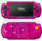 DeinDesign Skin kompatibel mit Sony PSP 1000 Folie Sticker Sterne pink Glitzer Look