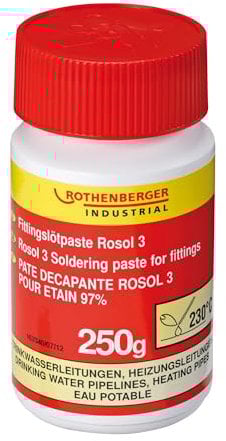 ROTHENBERGER Industrial Rosol 3, 045225E soldeerpasta, 250 g