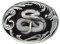 Piratenladen Western Buckle mit Klapperschlange, Rattlesnake, Gürtelschnalle