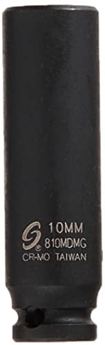 Sunex 810MDMG 1/4-Inch Drive 10-Mm Deep Magnetic Impact Socket
