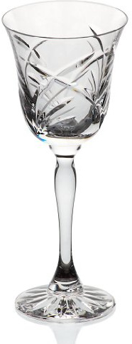 Weinglas Weinkelch Roseglas Goblet Transparent Kristallglas 20 cm