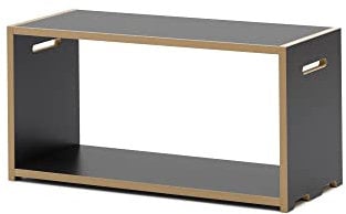 Tojo Hochstapler | modulares Regalsystem Verschiedene Module für Wandregal/Bücherregal/CD Regal | MDF Regal (anthrazit, Grundmodul)