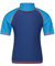 Mountain Warehouse Short Sleeves Kids Rash Vest - UPF50+ Sun Protection Rash Guard, Fast Dry, Flat Seams Childrens Top - for Spring Summer, Swimming & Water Sports Blue Kids Size 3-4 Years