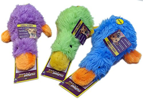Multipet Duckworth Duck Large 13 Size:Pack of 2 Color:Yellow