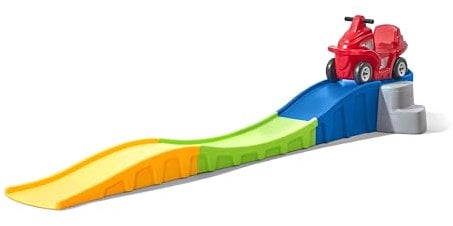 Step2 Anniversary Edition Up & Down Roller Coaster Toy for Kids Age 2+, Ride On Push Car, Indoor/Outdoor Playset, Toddler Ages , Compact Storage, Max Weight 50 lb., Multicolor