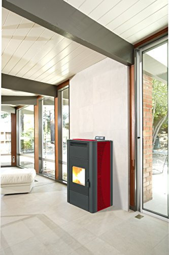 Pelletofen KING IDRO KW24 BORDEAUX PZ - 1