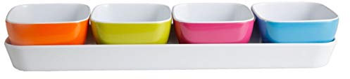 Brunner Appetizer ciottoline pour apéritif en mélanine de Haute qualité avec Plateau