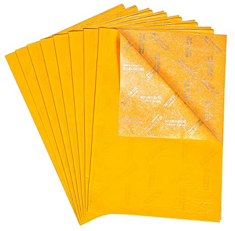 Durchschreibepapier, gelb, 29,7 x 42 cm, 8 Blatt