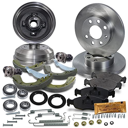 BESTPRICE ATP Bremsenset inkl. Bremsscheiben vorne Ø 236 mm Voll + Bremstrommel