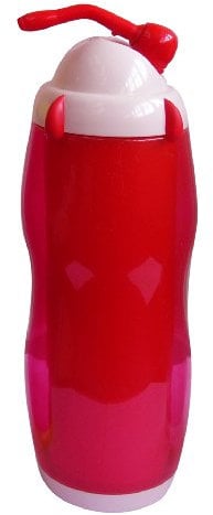 Zak Designs Cool Sip Drinking Bottle, Red/White, 500 ml