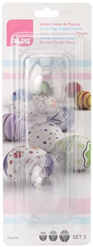 Ibili 791800 Set mit 3 Osterei-Formen, 6 + 7 + 8 cm