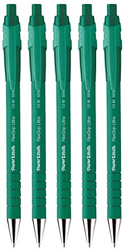 PaperMate Flexgrip Ultra Kugelschreiber 5er Set grün