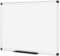 VIZ-PRO Magnetisches Whiteboard mit Aluminiumrahmen und Stifteablage, trocken abwischbar - 120 x 60 cm